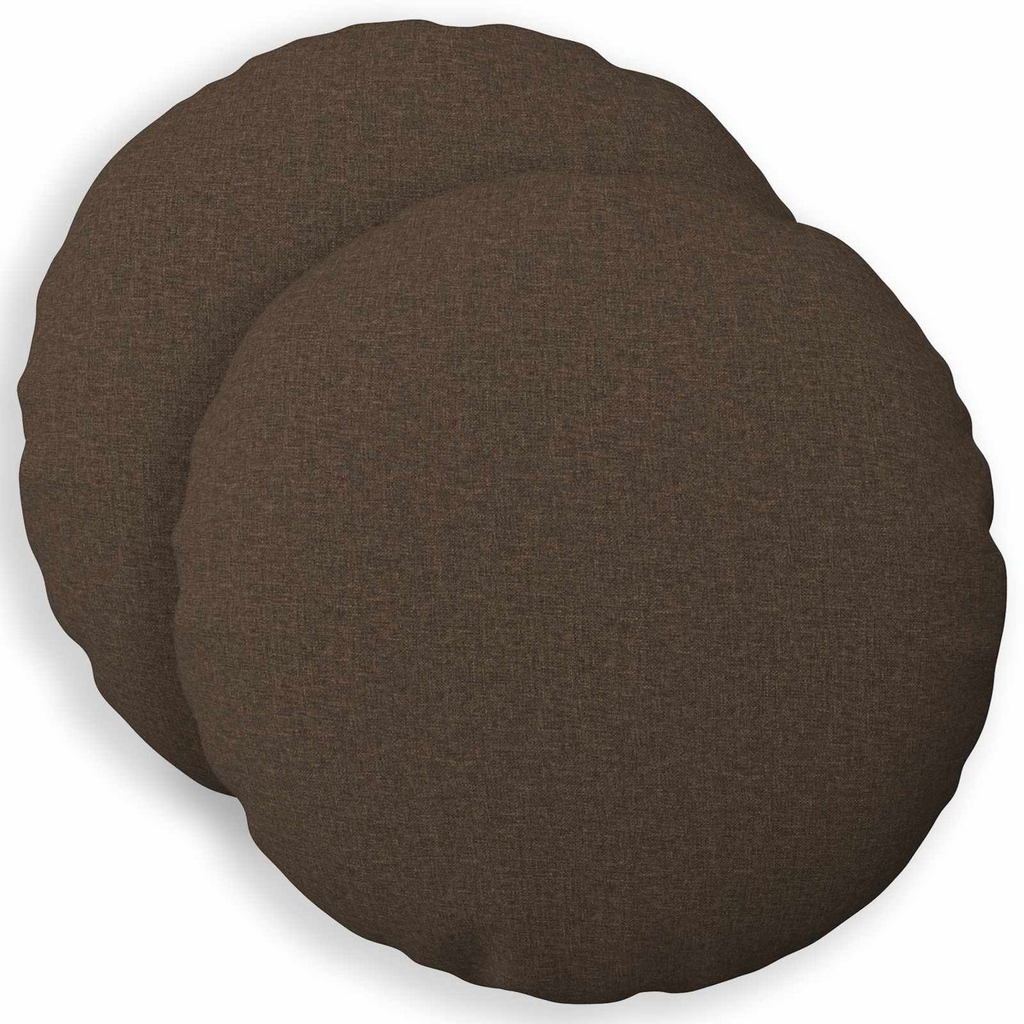 Pudebetræk 2 stk. HEERLEN Gråbrun Ø 30 cm Fabric