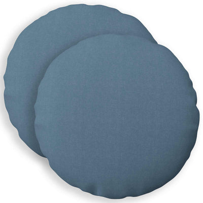 Pudebetræk 2 stk. HEERLEN Jeans blå Ø 30 cm Stof