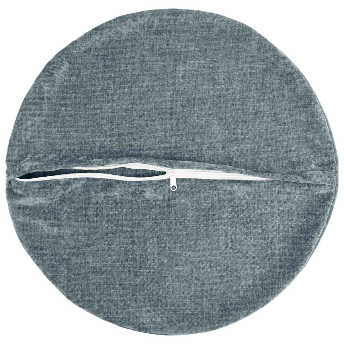 Pudebetræk 6 stk. HEERLEN Lyseblå Ø 30 cm Chenille Stof