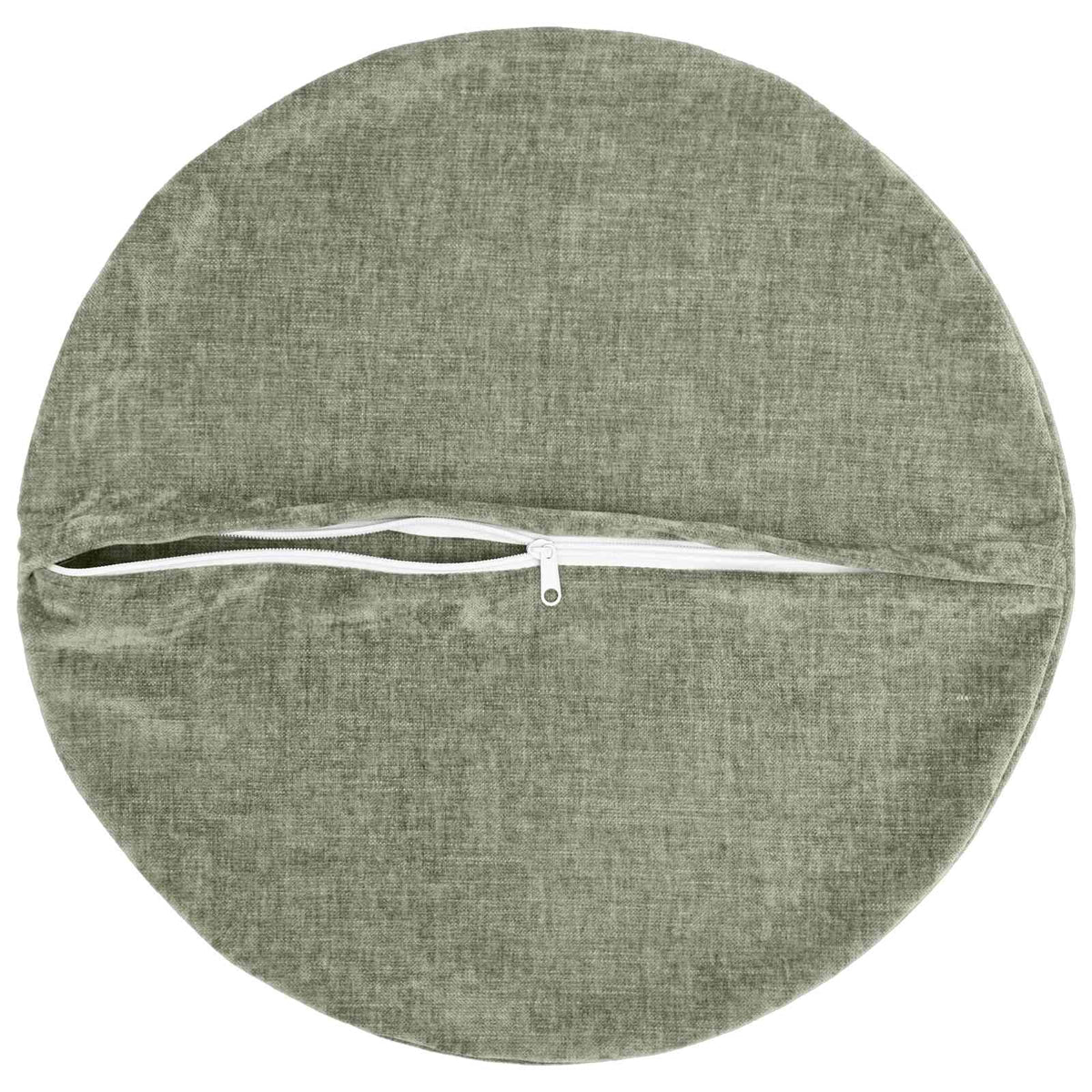 Pudebetræk 6 stk. HEERLEN Grøn Ø 30 cm Chenille Stof