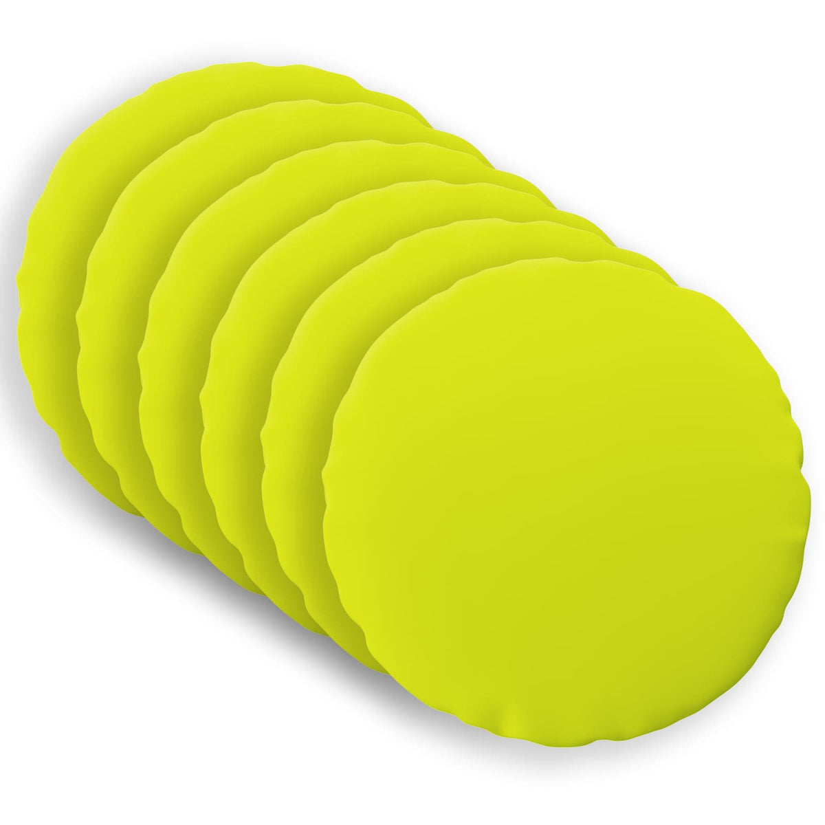 Pudebetræk 6 pcs HEERLEN Lys grøn Ø 30 cm Polyester