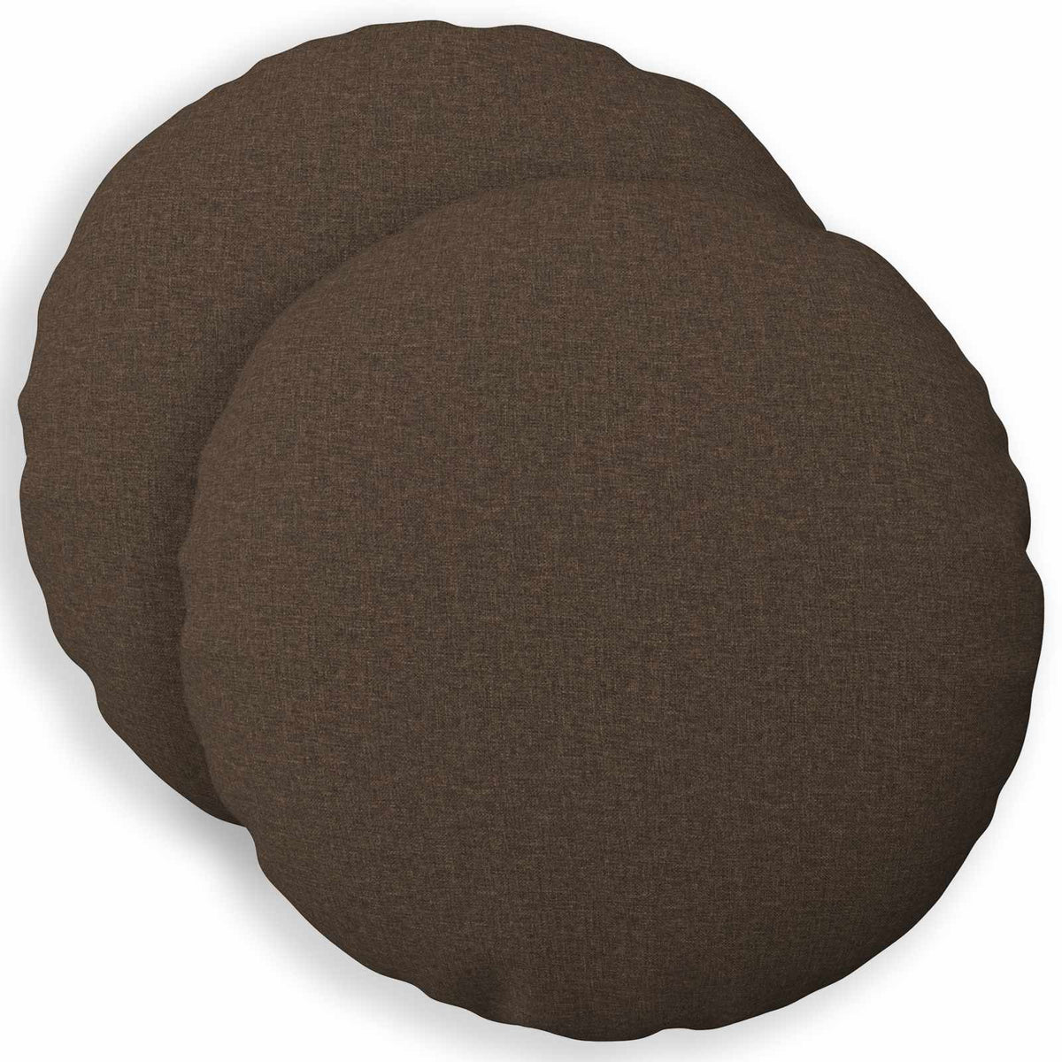 Pudebetræk 2 stk. HEERLEN Gråbrun Ø 40 cm Stof