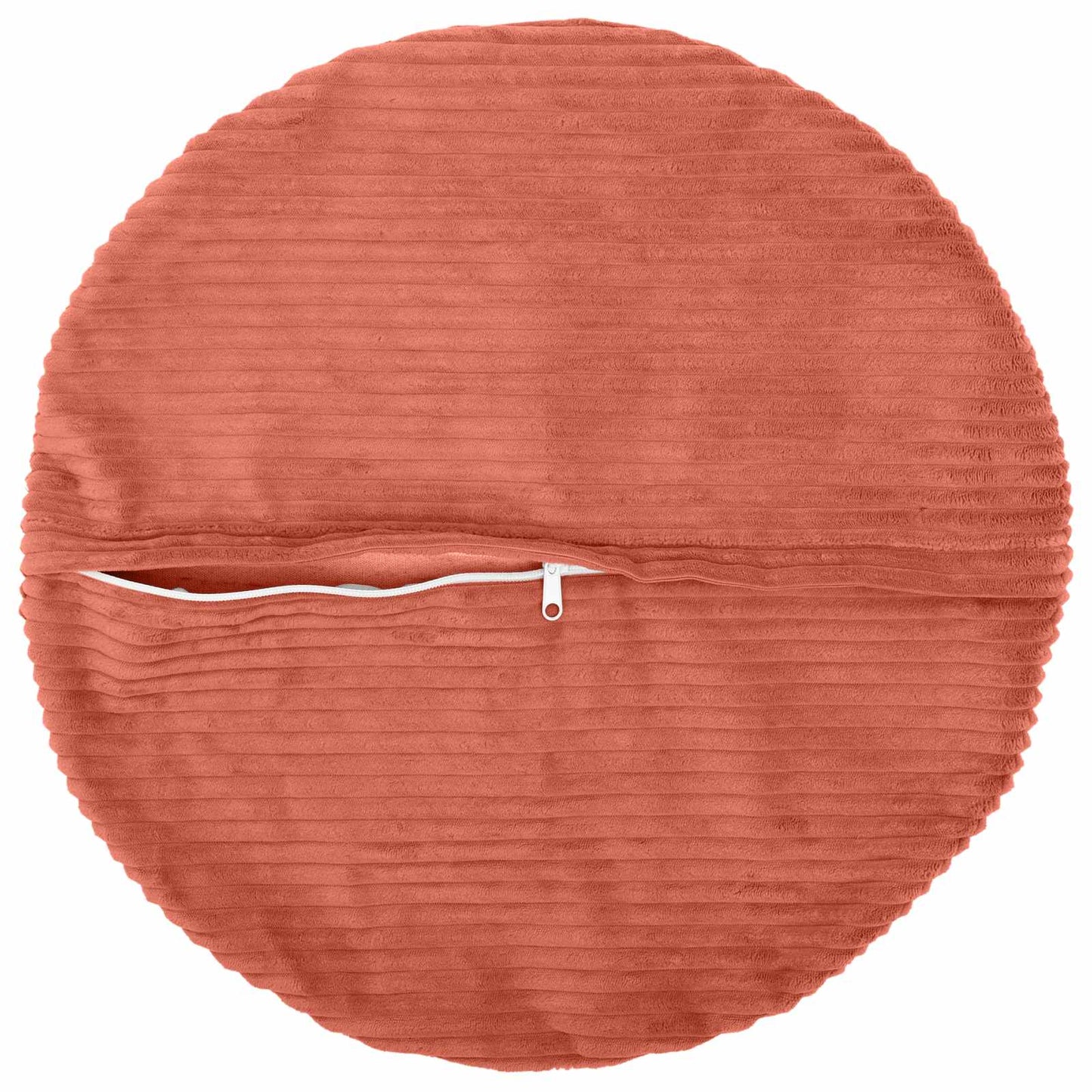 Pudebetræk 6 pcs HEERLEN Rød orange Ø 40 cm cordfløjl