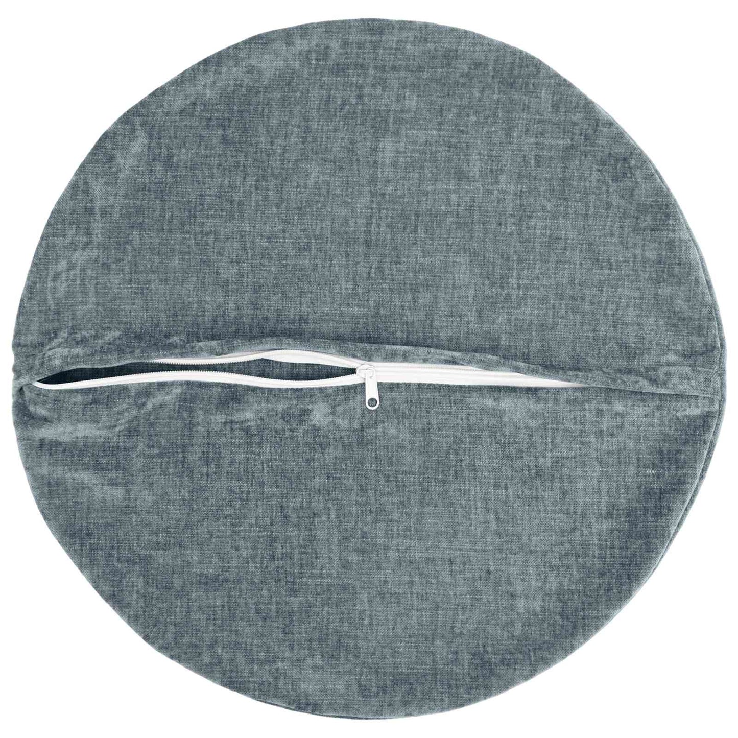 Pudebetræk 2 stk. HEERLEN Lyseblå Ø 40 cm Chenille Stof