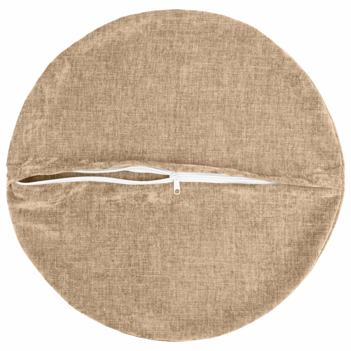 Pudebetræk 2 stk. HEERLEN Gråbrun Ø 40 cm Chenille Stof