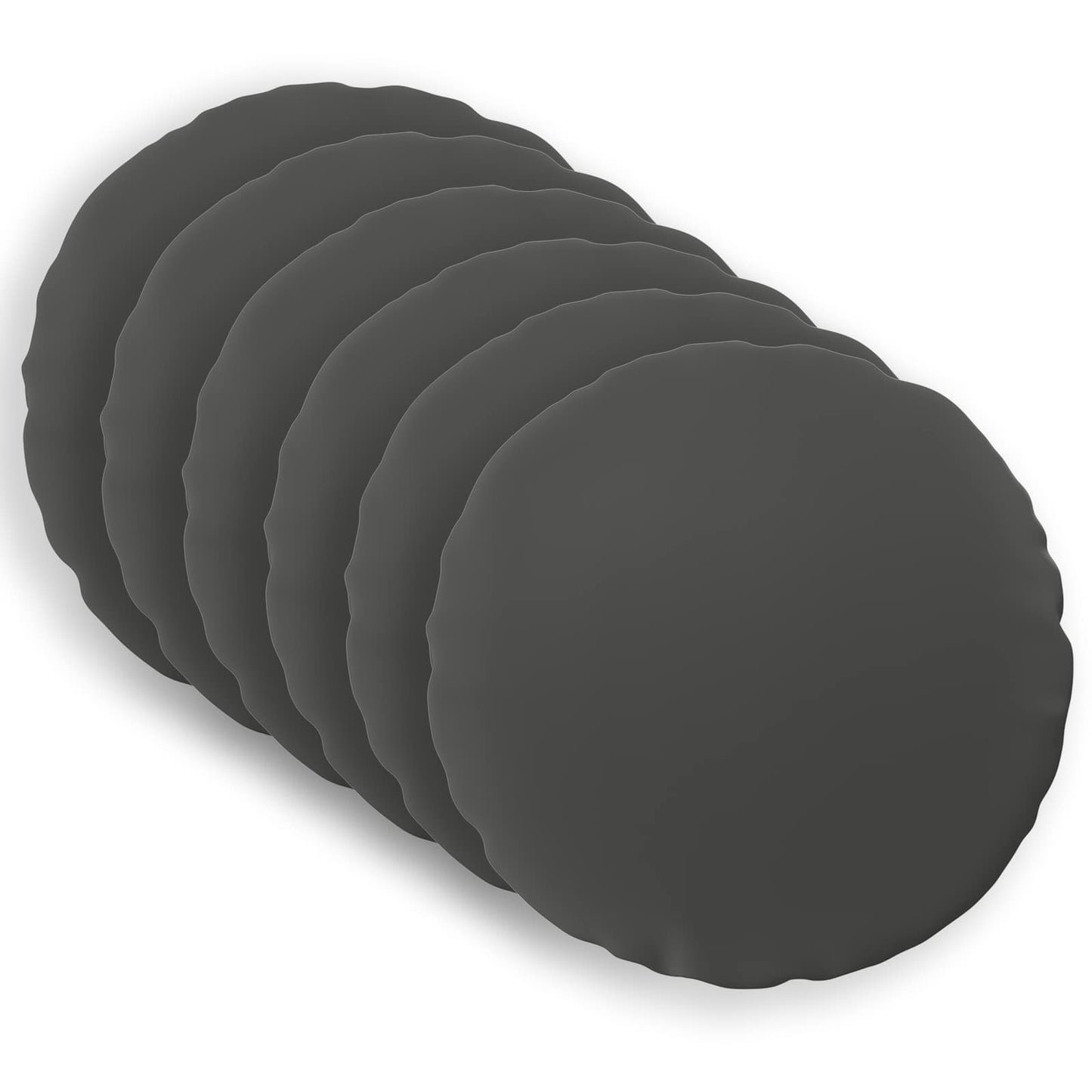 Pudebetræk 6 pcs HEERLEN Antracit Ø 40 cm Polyester