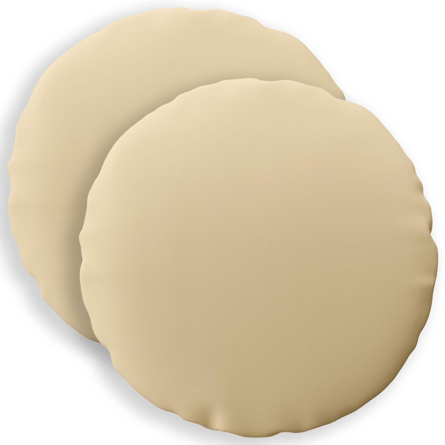 Pudebetræk 2 pcs HEERLEN Beige Ø 40 cm Polyester