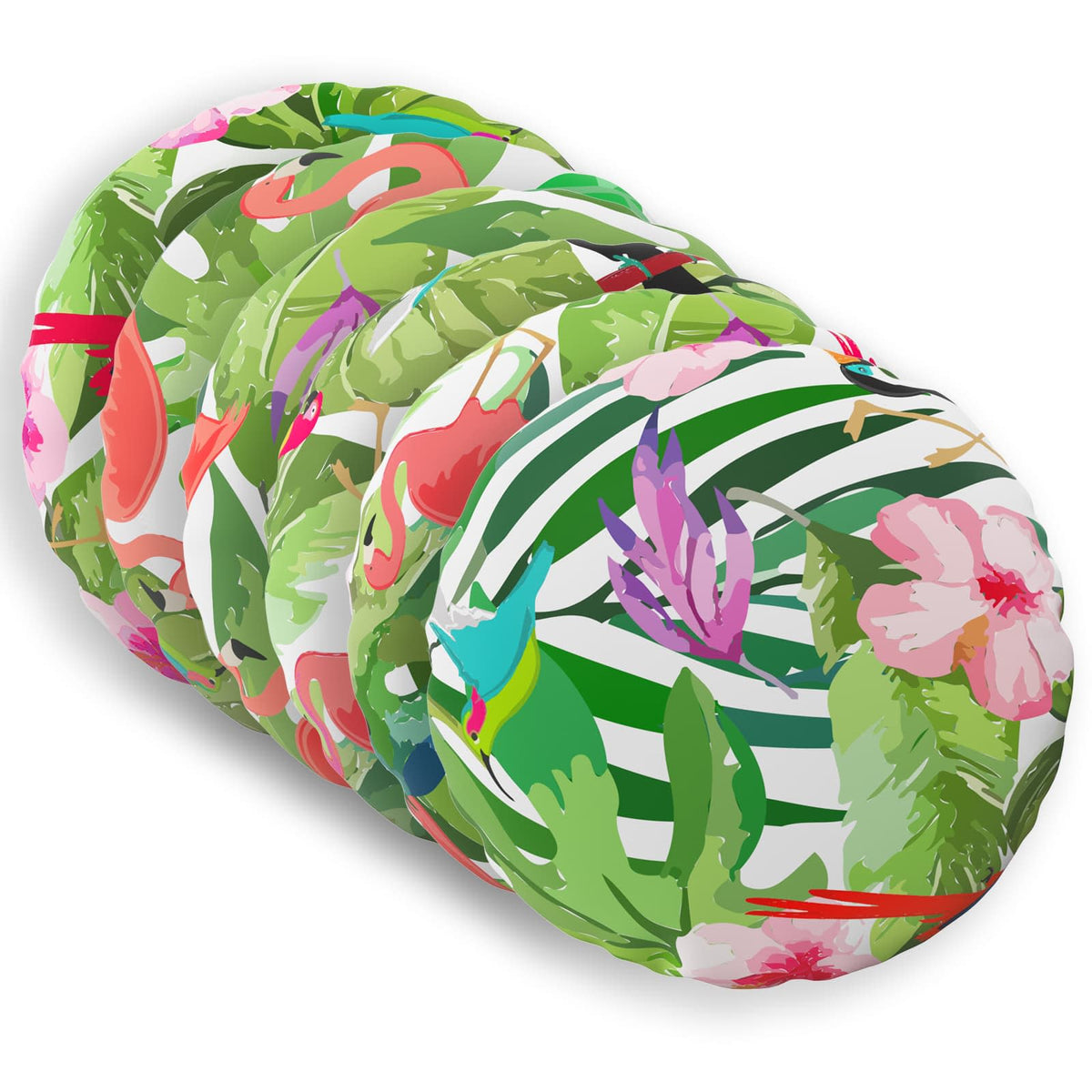 Pudebetræk 6 pcs HEERLEN Flerfarvet Ø 40 cm Polyester