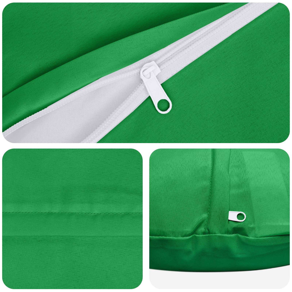 Pudebetræk 6 pcs HEERLEN Grøn Ø 40 cm Polyester
