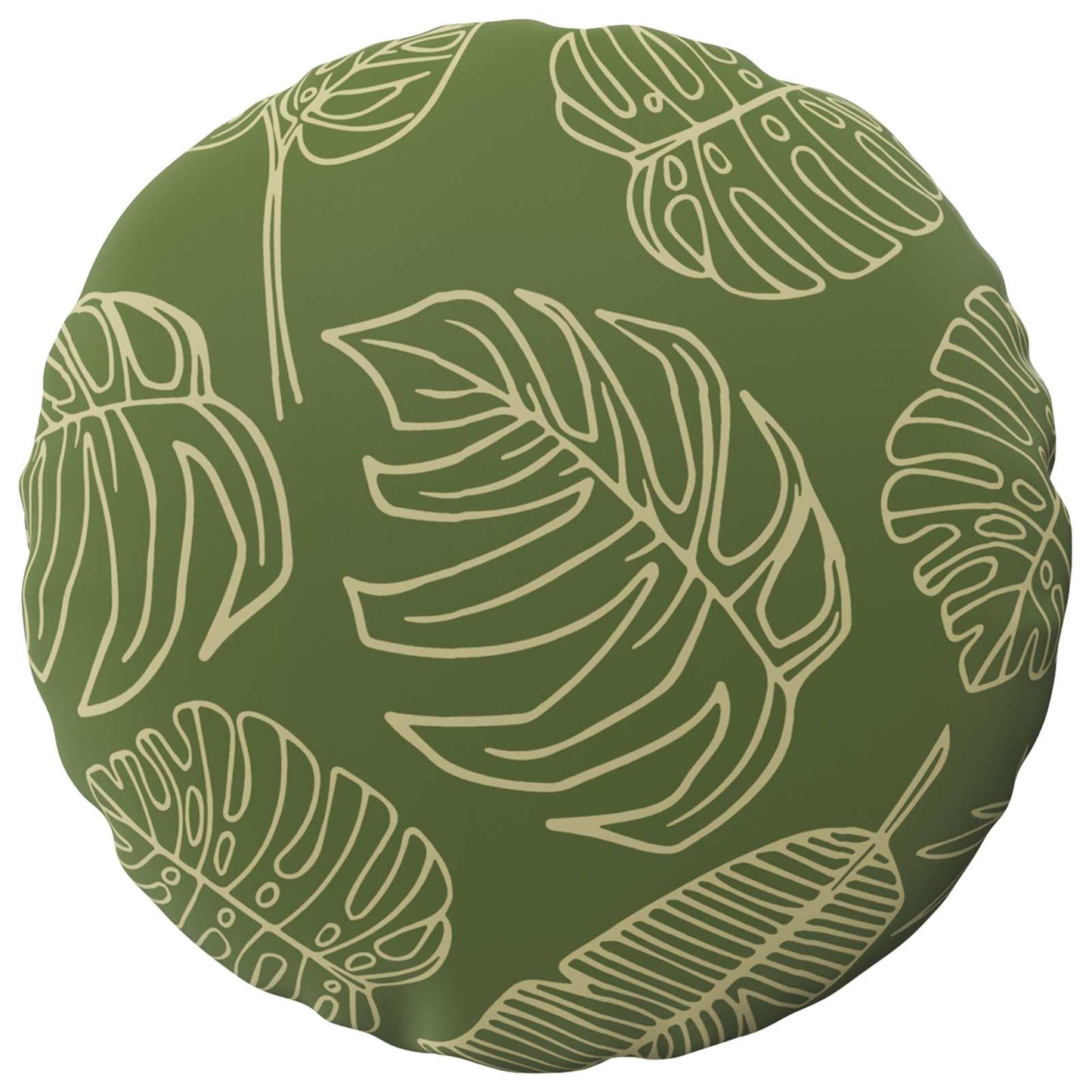 Pudebetræk 6 pcs HEERLEN Bladdesign Ø 40 cm Polyester
