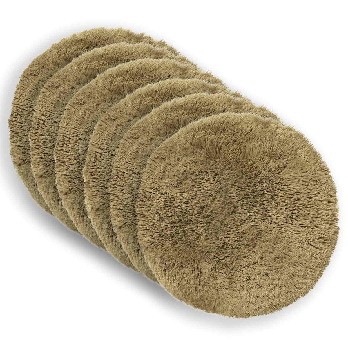 Pudebetræk 6 pcs HEERLEN Lys grøn Ø 40 cm PV Fleece