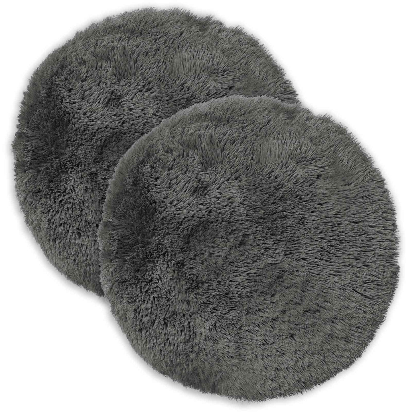 Pudebetræk 2 pcs HEERLEN Lysegrå Ø 40 cm PV Fleece