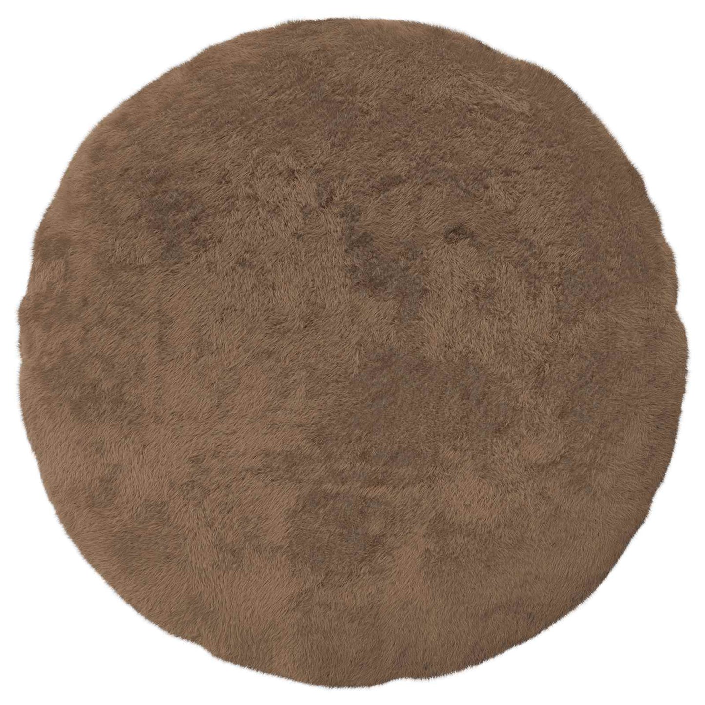 Pudebetræk 2 stk. HEERLEN Lys Brun Ø 40 cm Faux Kanin Pels