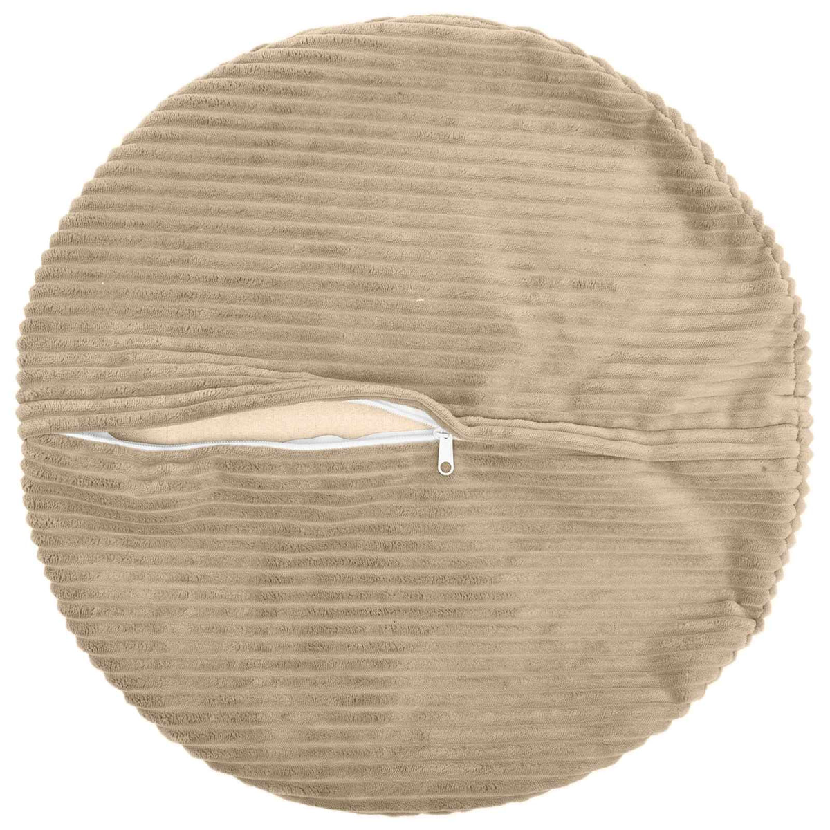 Pudebetræk 2 pcs HEERLEN Gråbrun Ø 50 cm cordfløjl