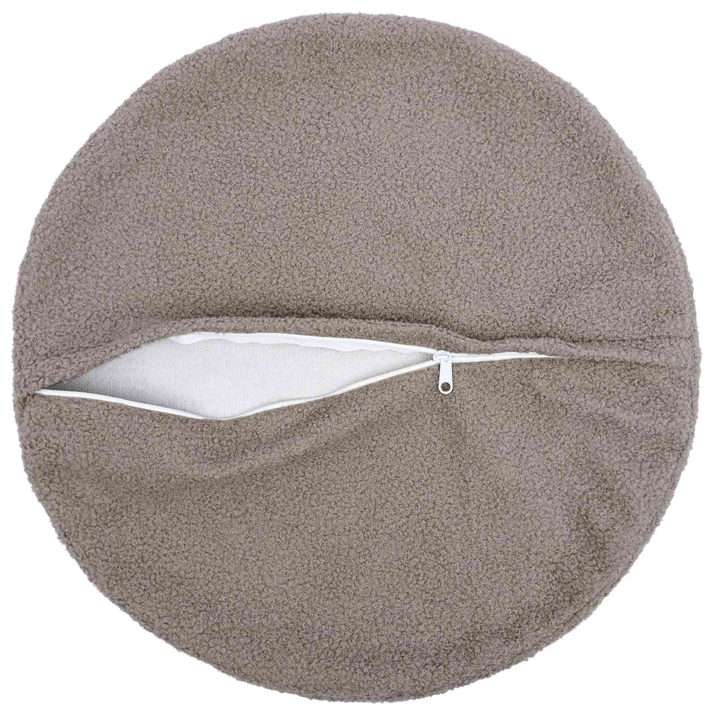 Pudebetræk 2 pcs HEERLEN Lysegrå Ø 50 cm Bouclé