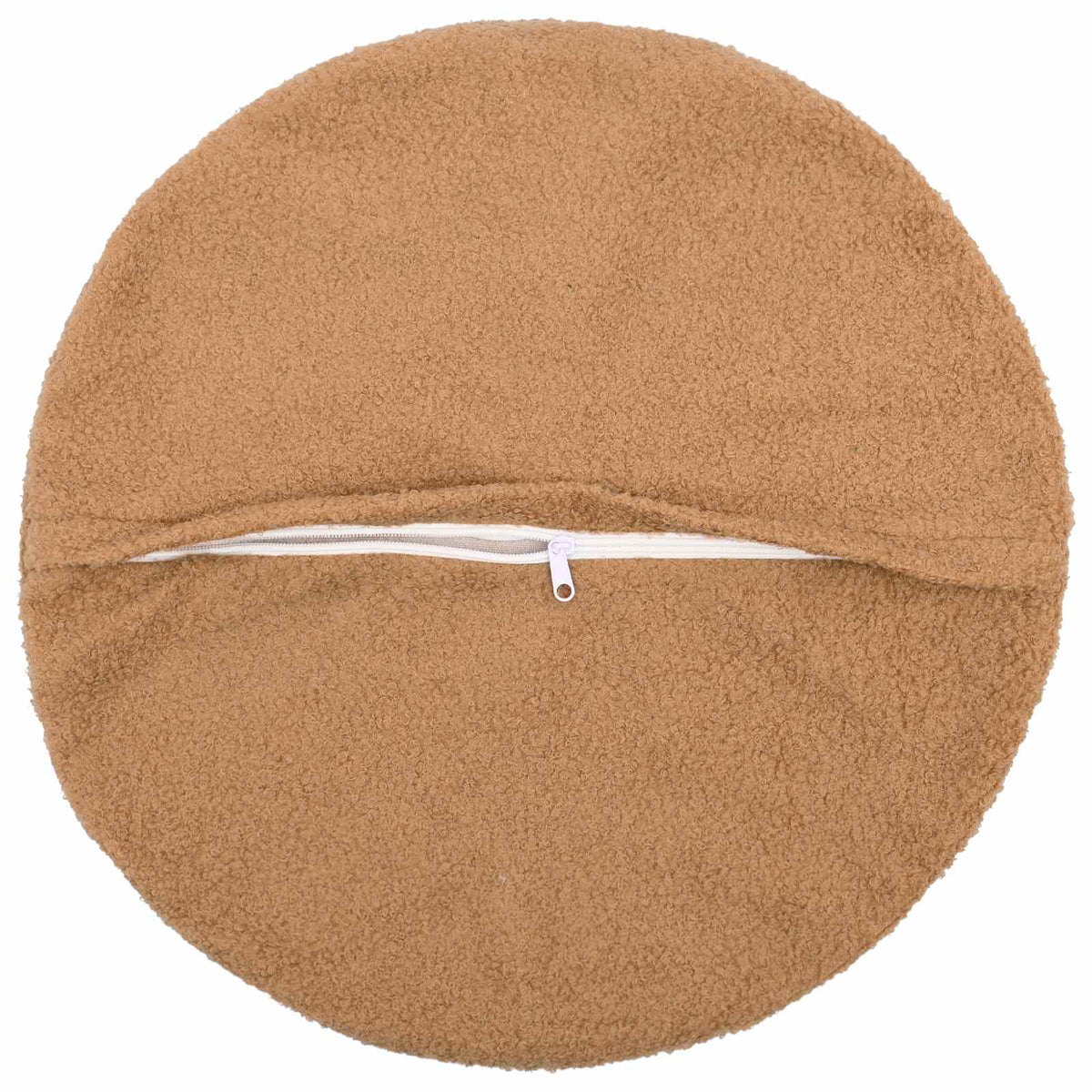 Pudebetræk 2 pcs HEERLEN Beige Ø 50 cm Bouclé