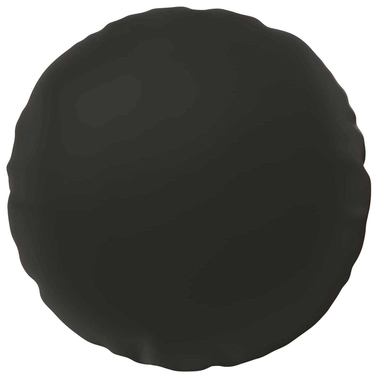 Pudebetræk 6 pcs HEERLEN Sort Ø 50 cm Polyester