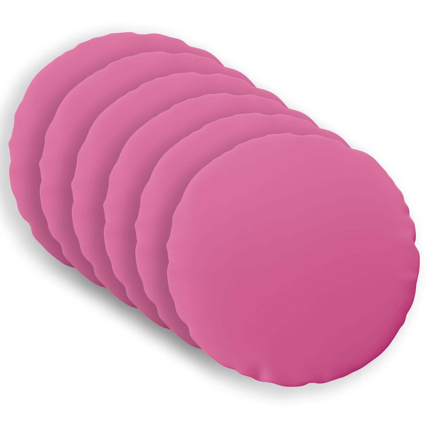 Pudebetræk 6 pcs HEERLEN Lyserød Ø 50 cm Polyester
