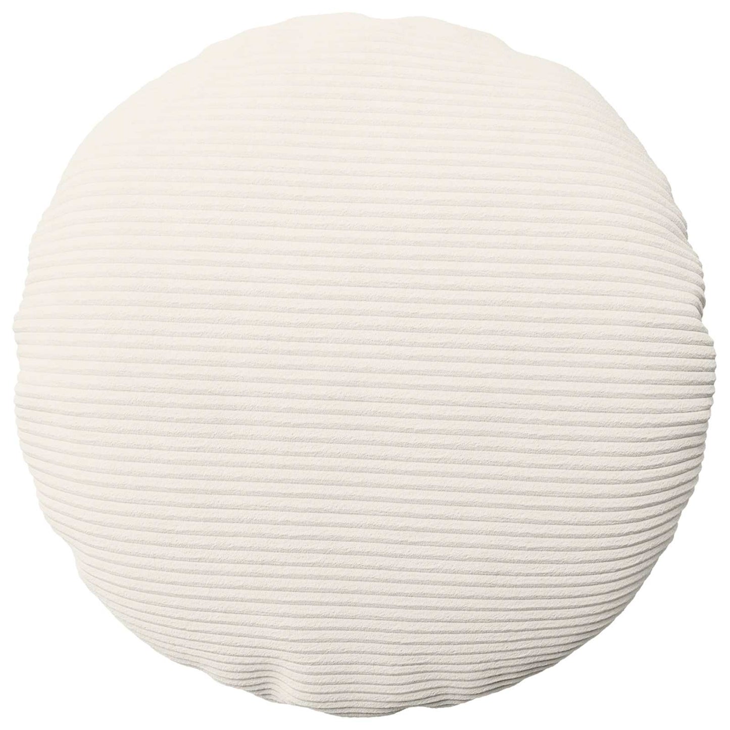 Pudebetræk 6 pcs HEERLEN Cremefarvet Ø 60 cm cordfløjl