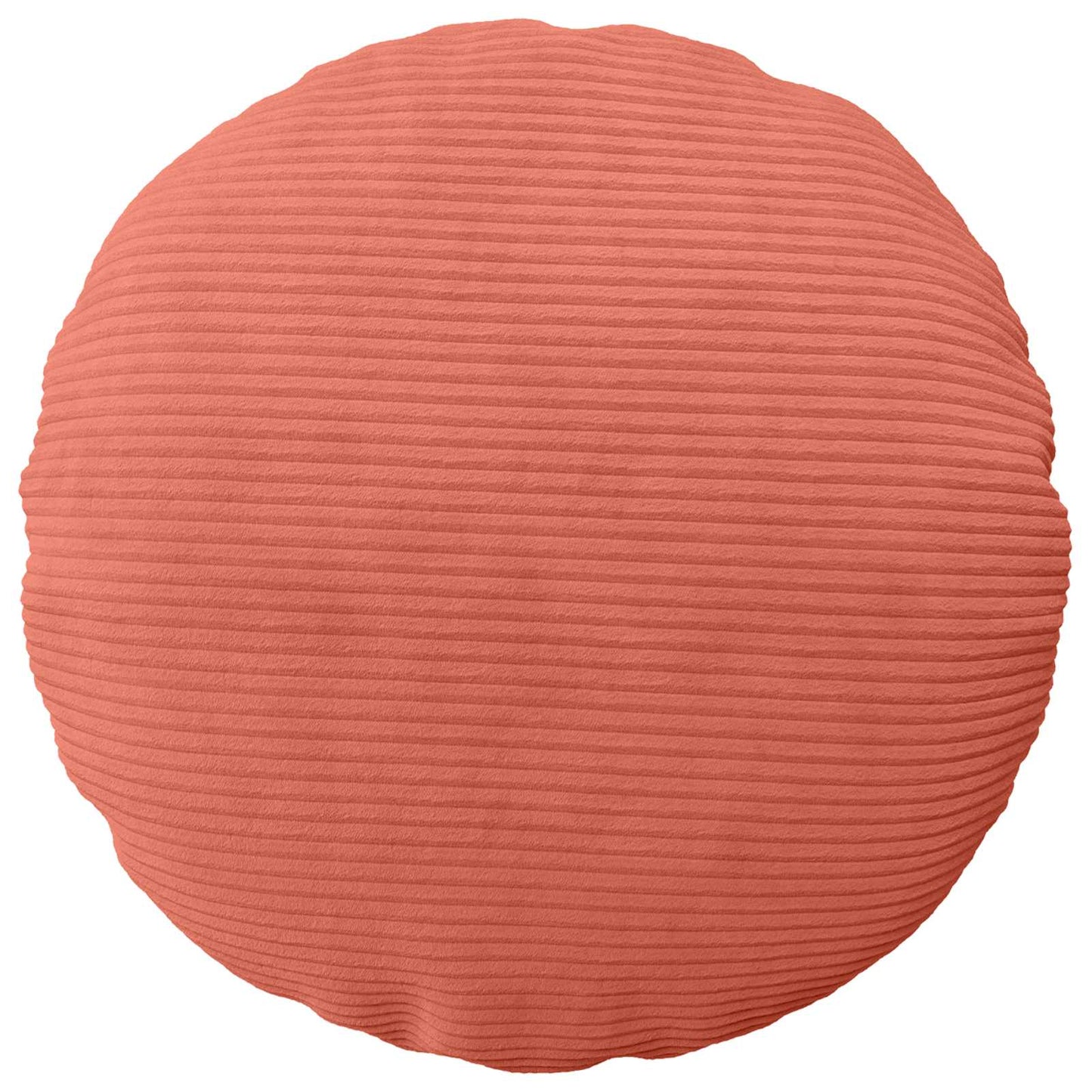 Pudebetræk 2 pcs HEERLEN Rød orange Ø 60 cm cordfløjl