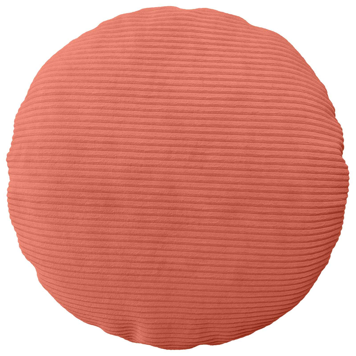 Pudebetræk 6 pcs HEERLEN Rød orange Ø 60 cm cordfløjl