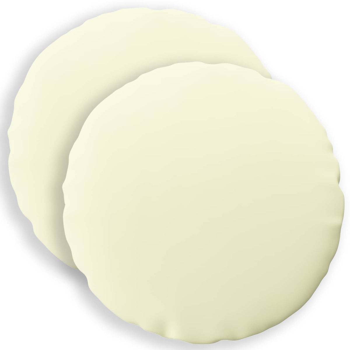 Pudebetræk 2 pcs HEERLEN Cremefarvet Ø 60 cm Polyester