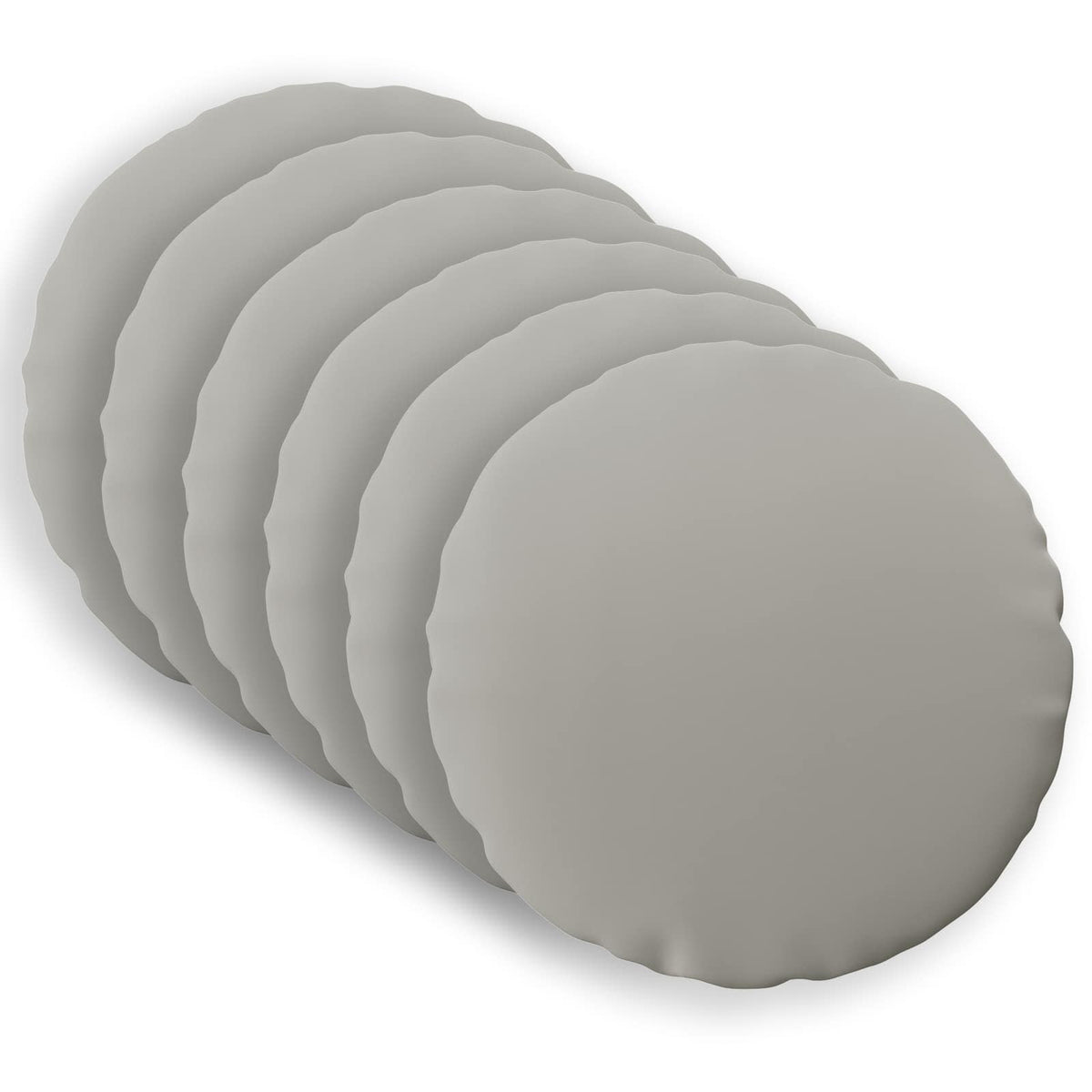 Pudebetræk 6 pcs HEERLEN Grå Ø 60 cm Polyester