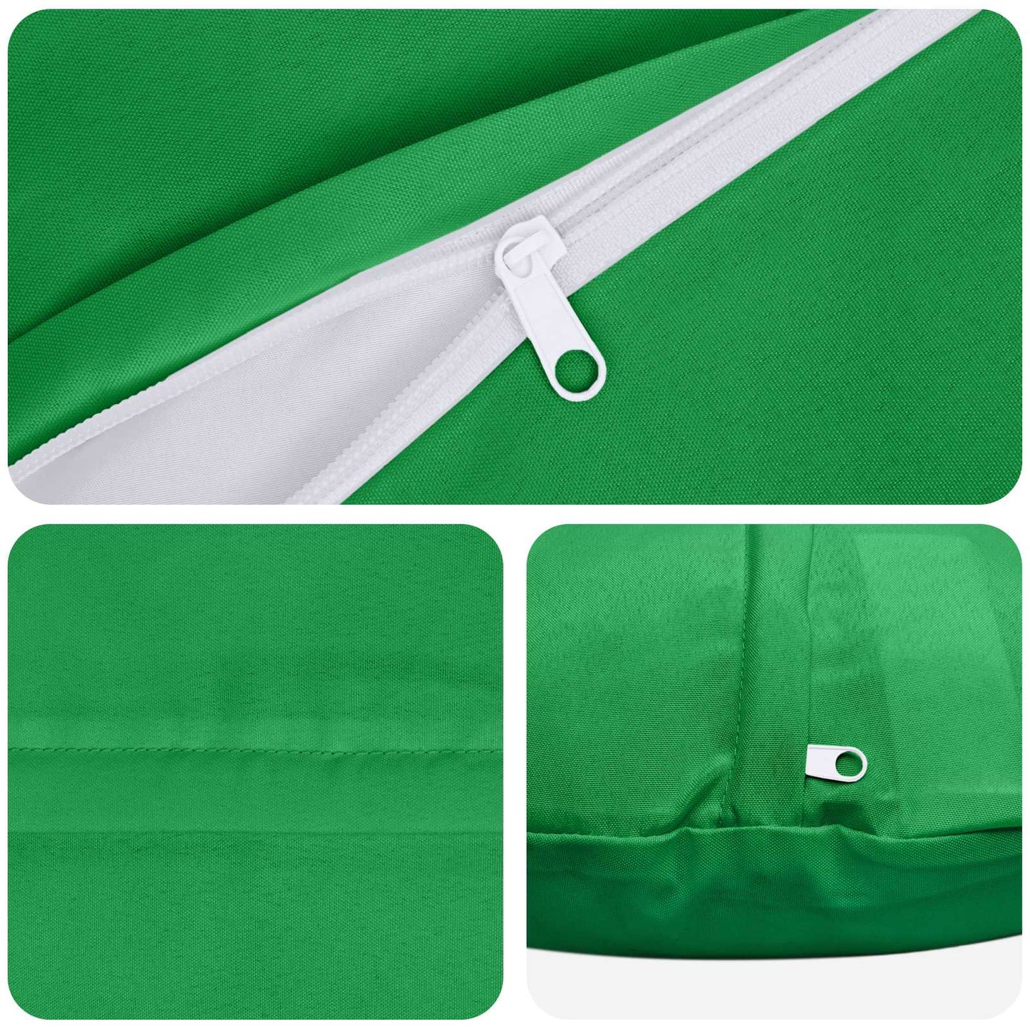 Pudebetræk 2 pcs HEERLEN Grøn Ø 60 cm Polyester