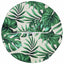 Pudebetræk 6 pcs HEERLEN Bladmønster Ø 60 cm Polyester