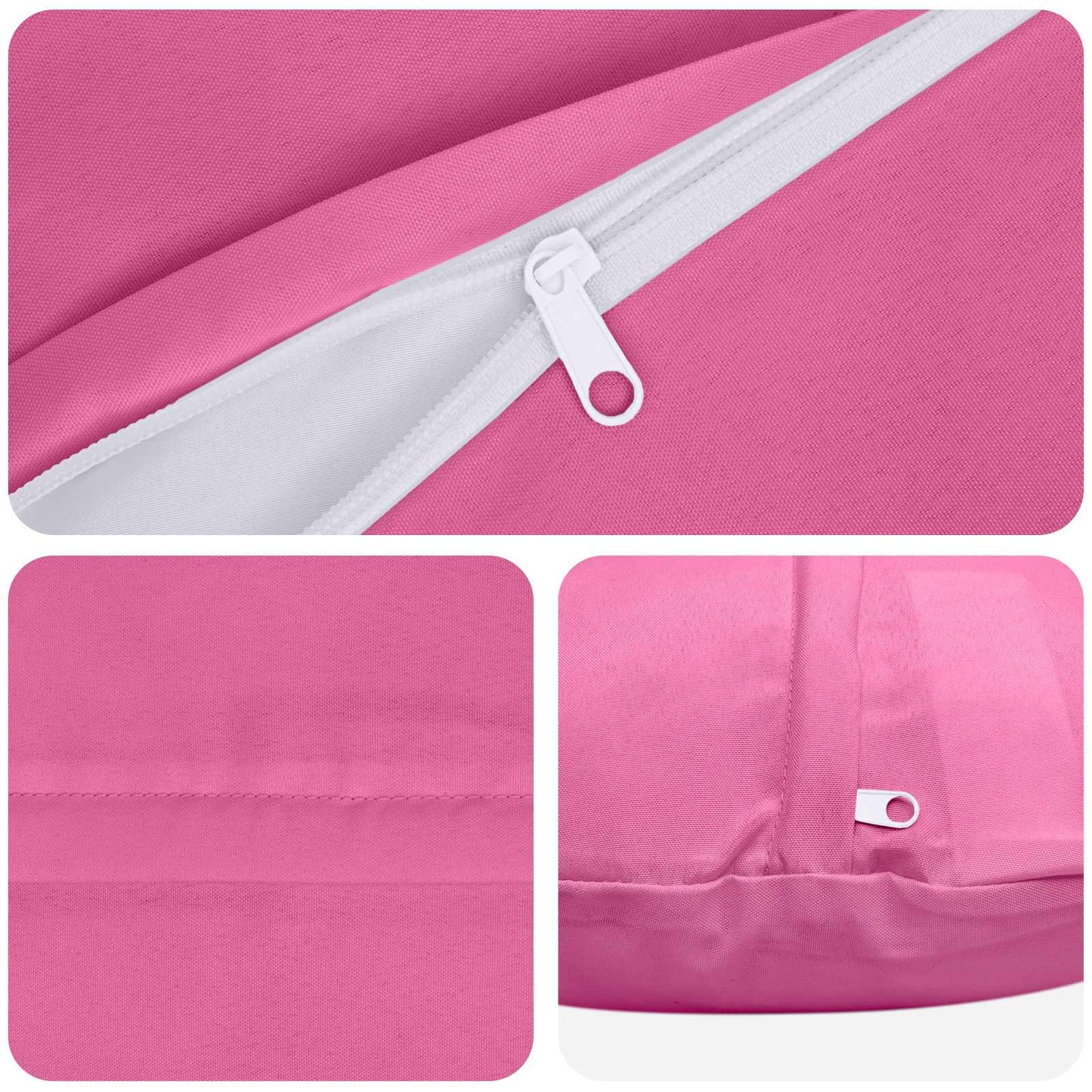 Pudebetræk 2 pcs HEERLEN Lyserød Ø 60 cm Polyester