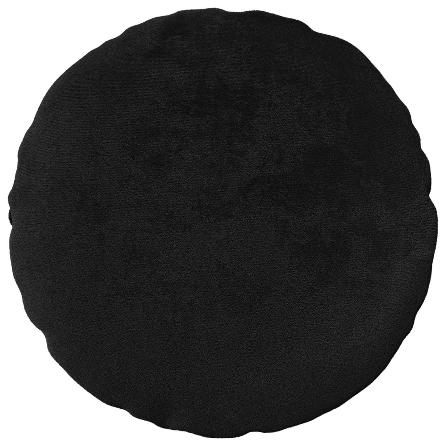 Pudebetræk 6 pcs HEERLEN Sort Ø 60 cm Flannel