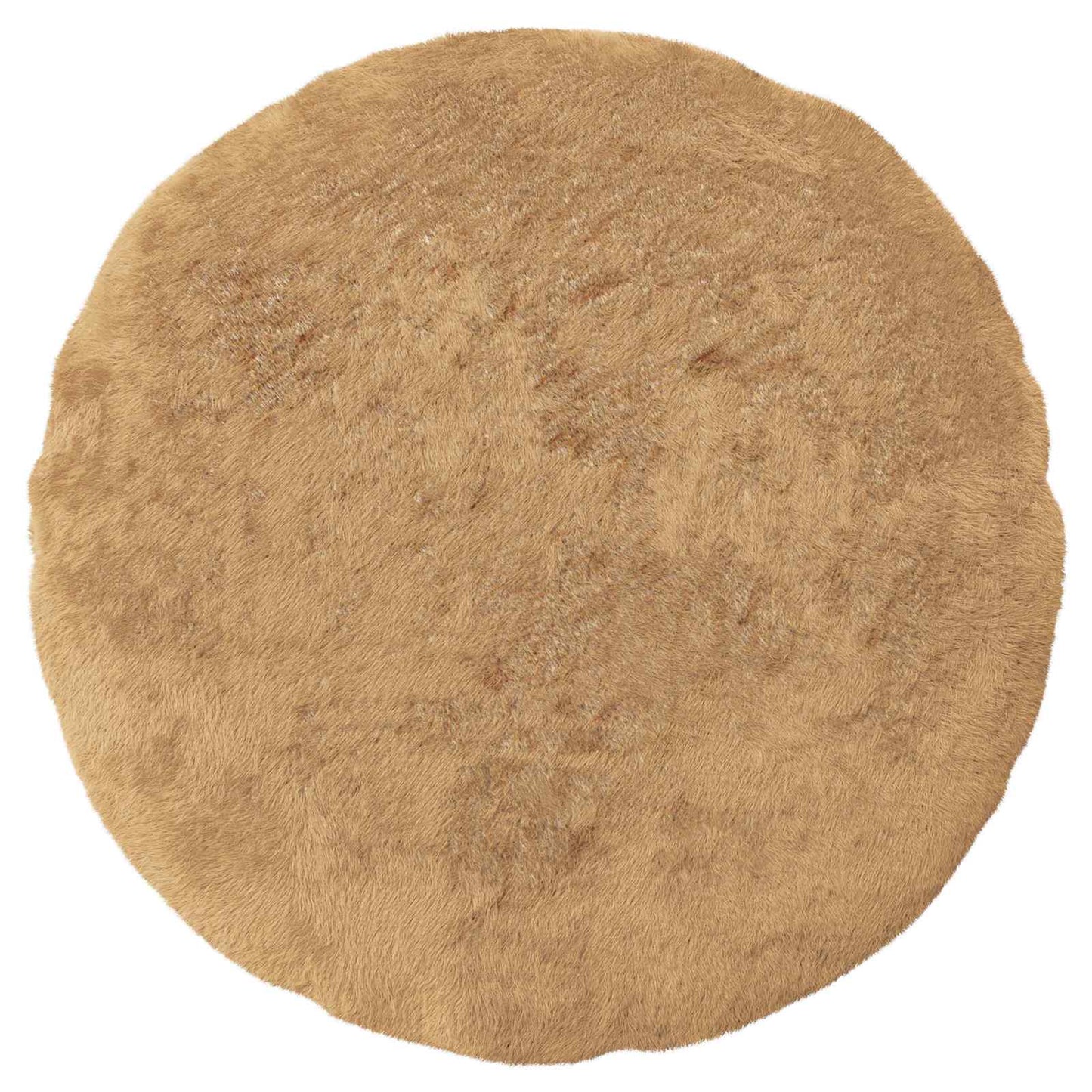 Pudebetræk 2 stk. HEERLEN Gråbrun Ø 60 cm Faux Kanin Pels