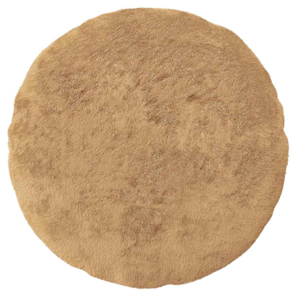Pudebetræk 6 stk. HEERLEN Gråbrun Ø 60 cm Faux Kanin Pels