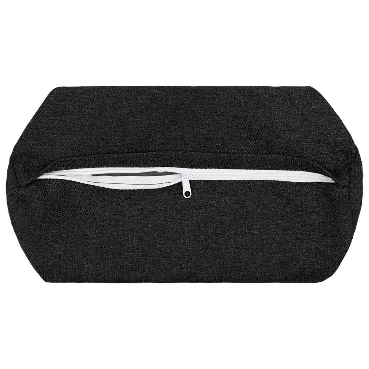 Pudebetræk 2 stk. HEERLEN Sort Ø 15 x 40 cm Stof