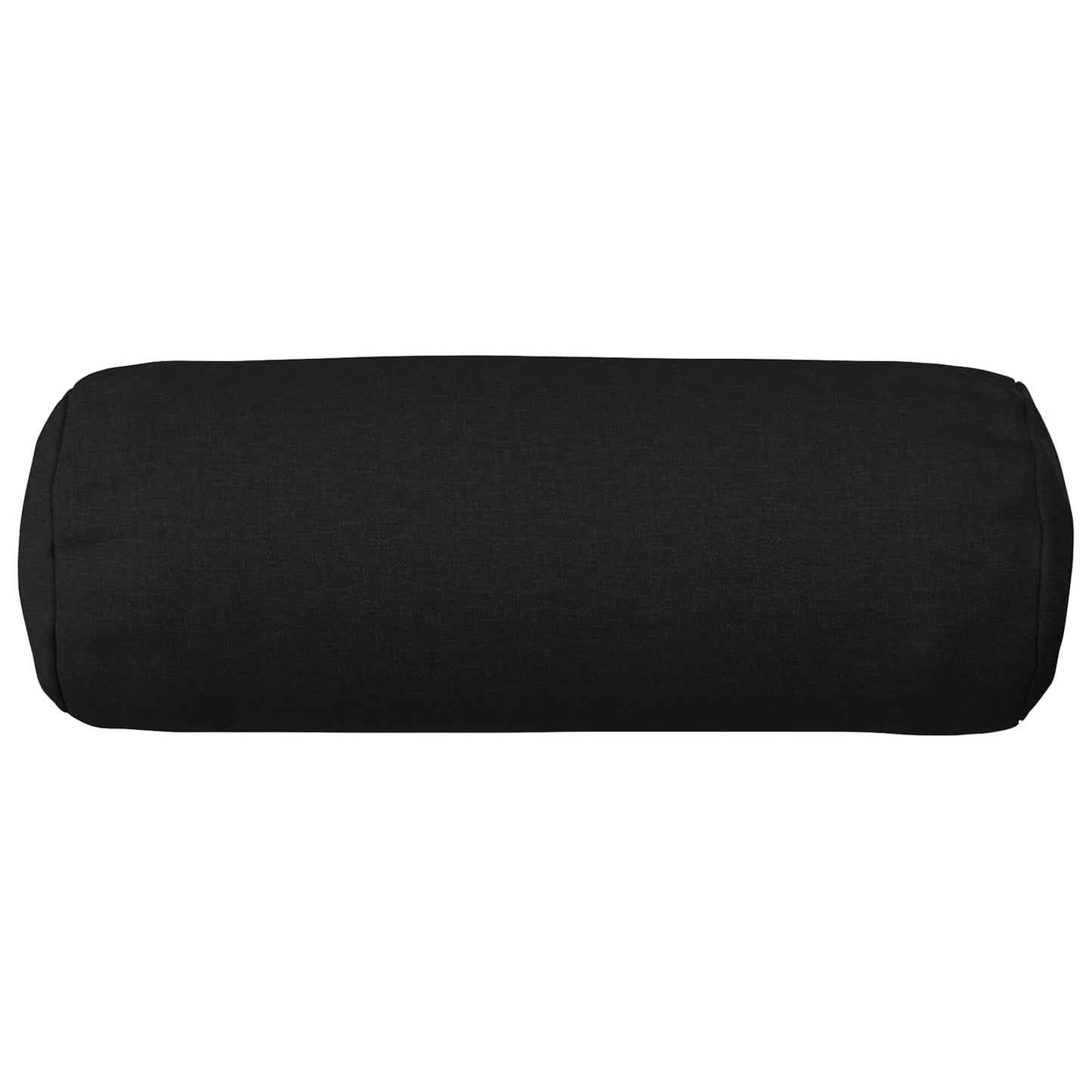 Pudebetræk 2 stk. HEERLEN Sort Ø 15 x 40 cm Stof