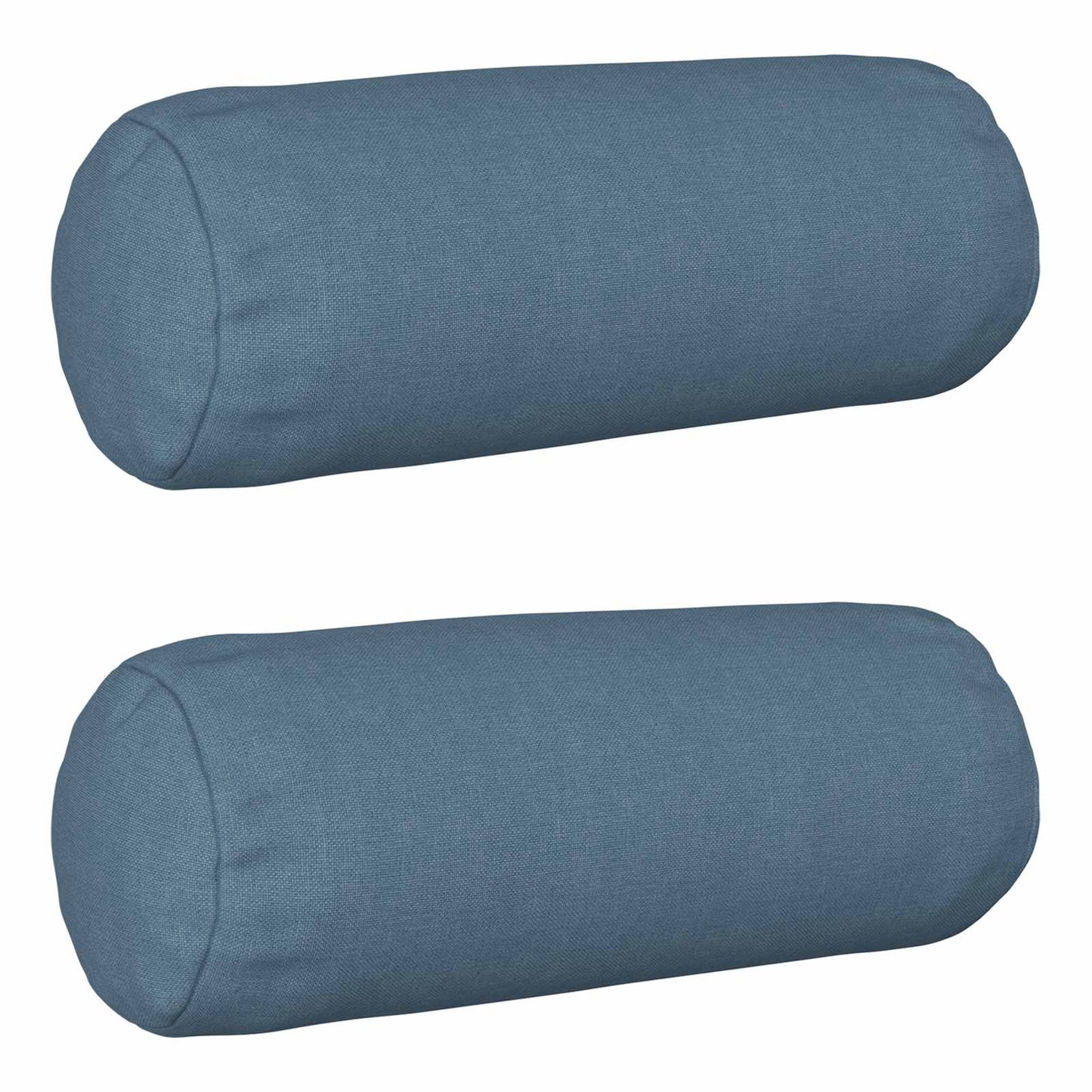 Pudebetræk 2 stk. HEERLEN Jeans blå Ø 15 x 40 cm Stof