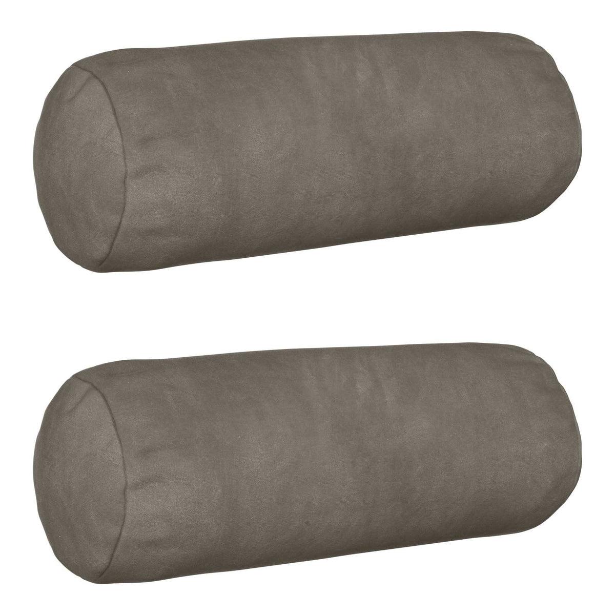 Pudebetræk 2 pcs HEERLEN Lysegrå Ø 15 x 40 cm Fløjl