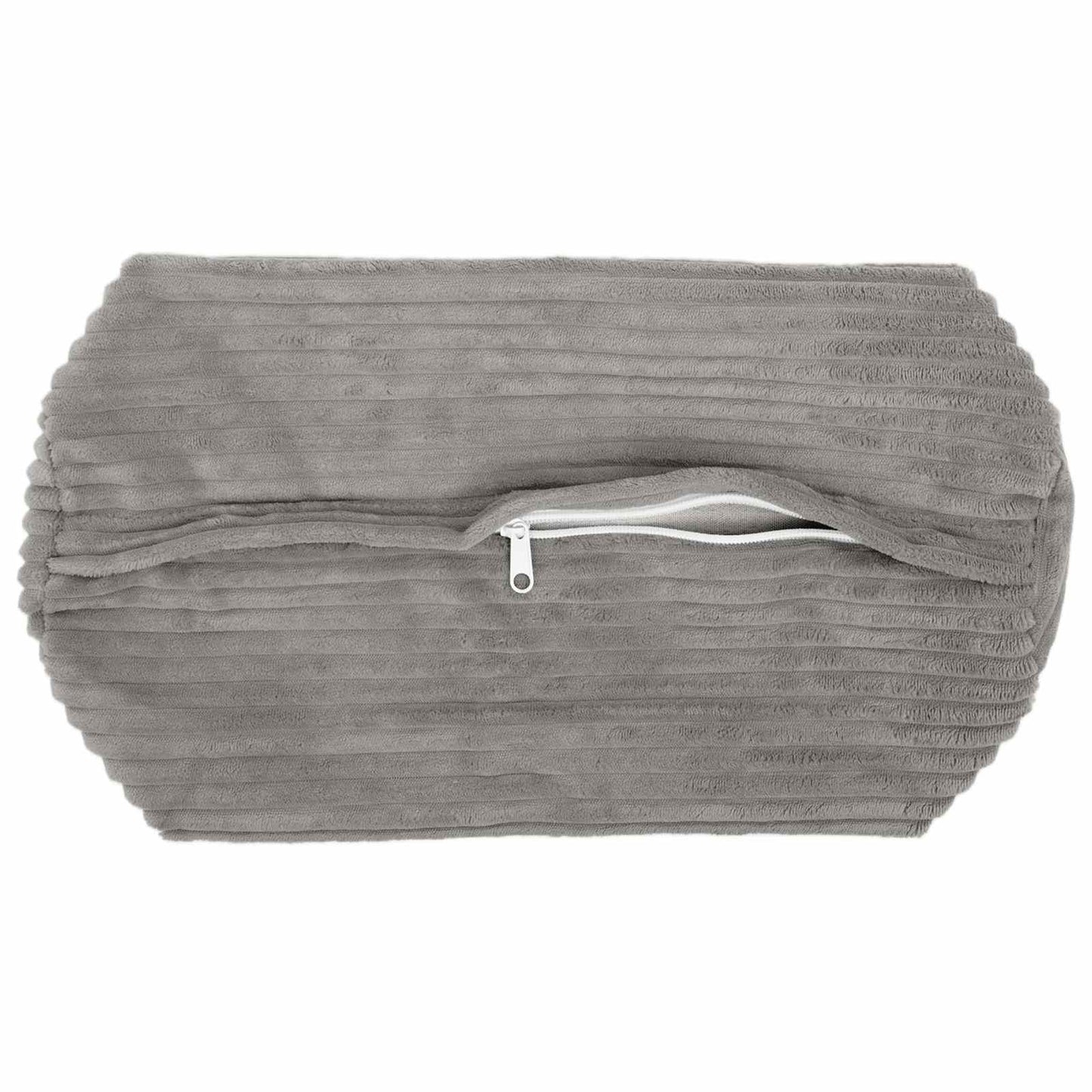 Pudebetræk 6 pcs HEERLEN Lysegrå Ø 15 x 40 cm cordfløjl