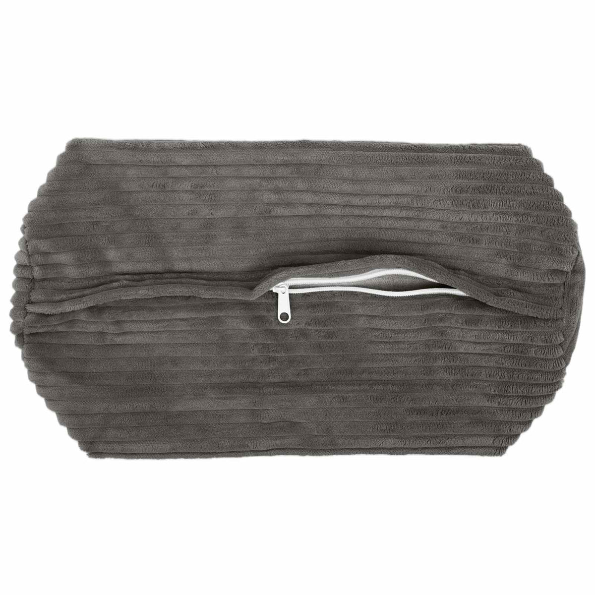 Pudebetræk 2 pcs HEERLEN Mørkegrå Ø 15 x 40 cm cordfløjl
