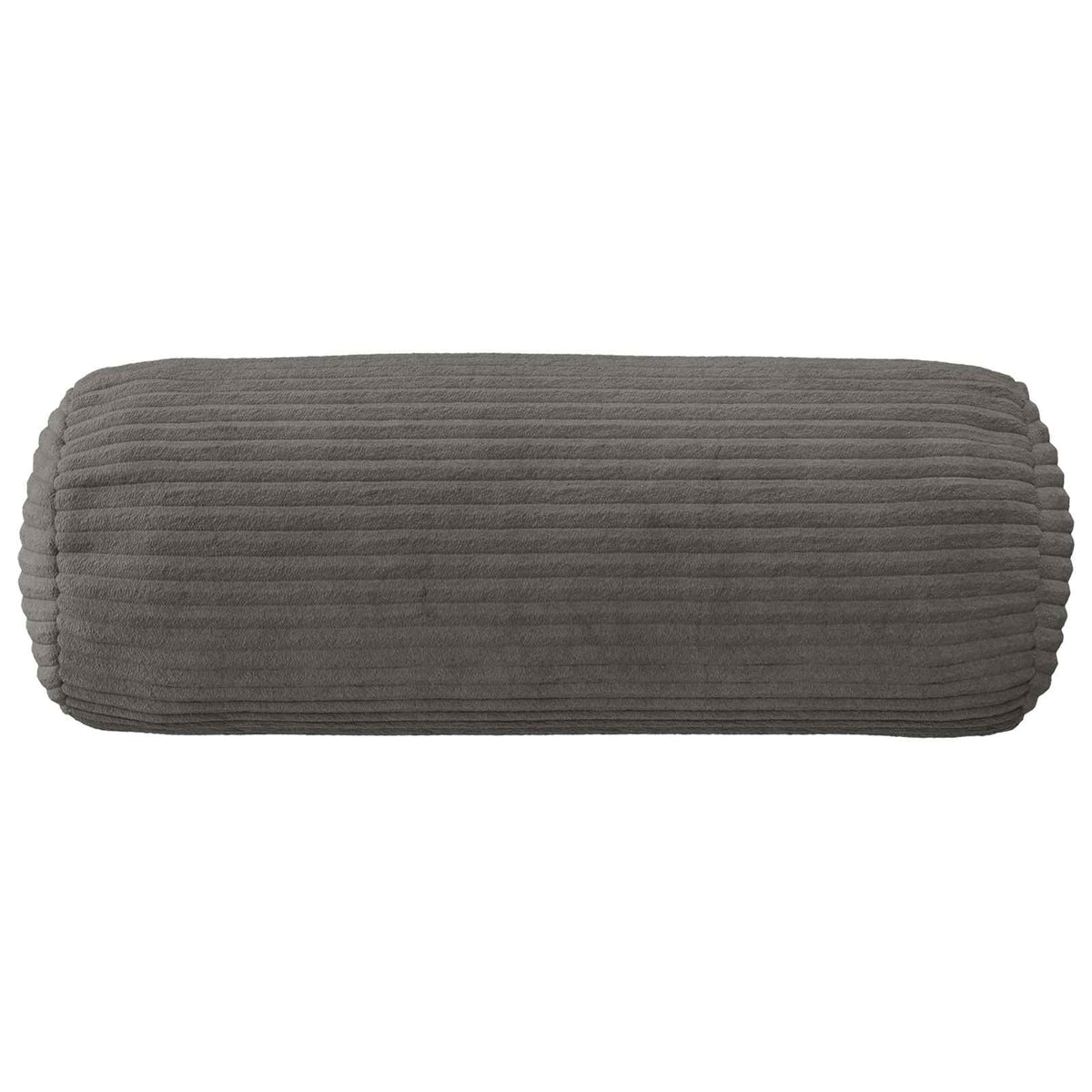 Pudebetræk 2 pcs HEERLEN Mørkegrå Ø 15 x 40 cm cordfløjl