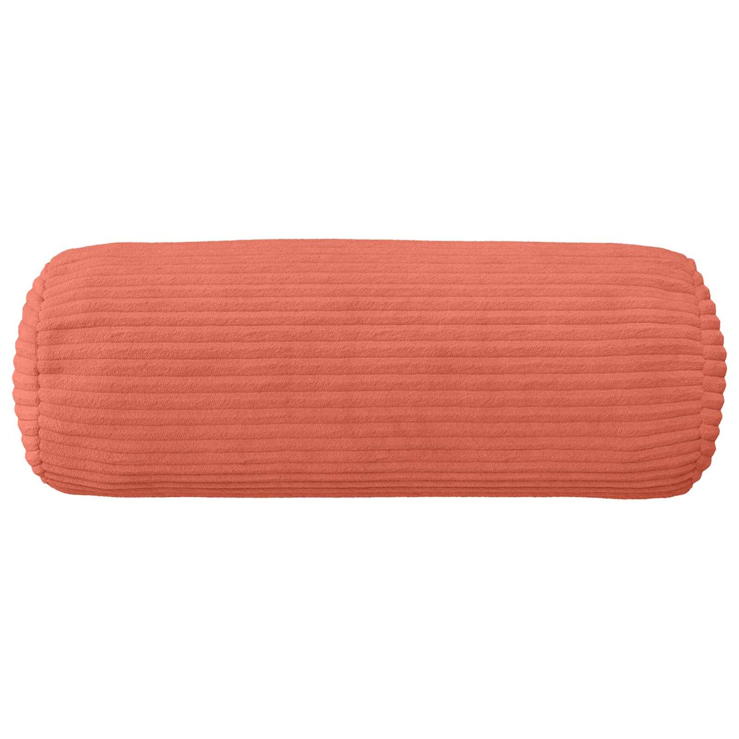 Pudebetræk 2 pcs HEERLEN Rød orange Ø 15 x 40 cm cordfløjl