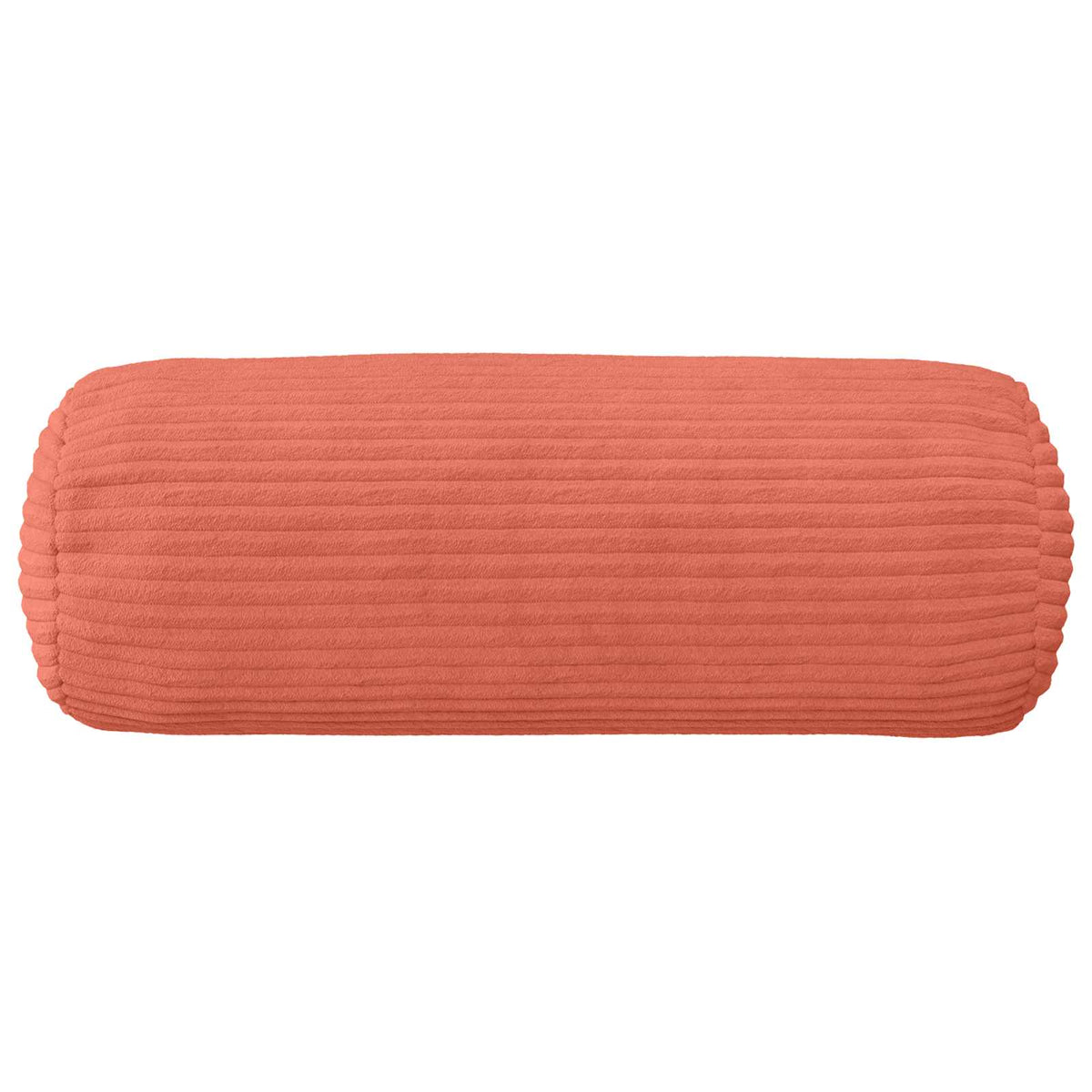 Pudebetræk 6 stk. HEERLEN Rød orange Ø 15 x 40 cm cordfløjl