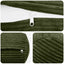 Pudebetræk 2 pcs HEERLEN Grøn Ø 15 x 40 cm cordfløjl
