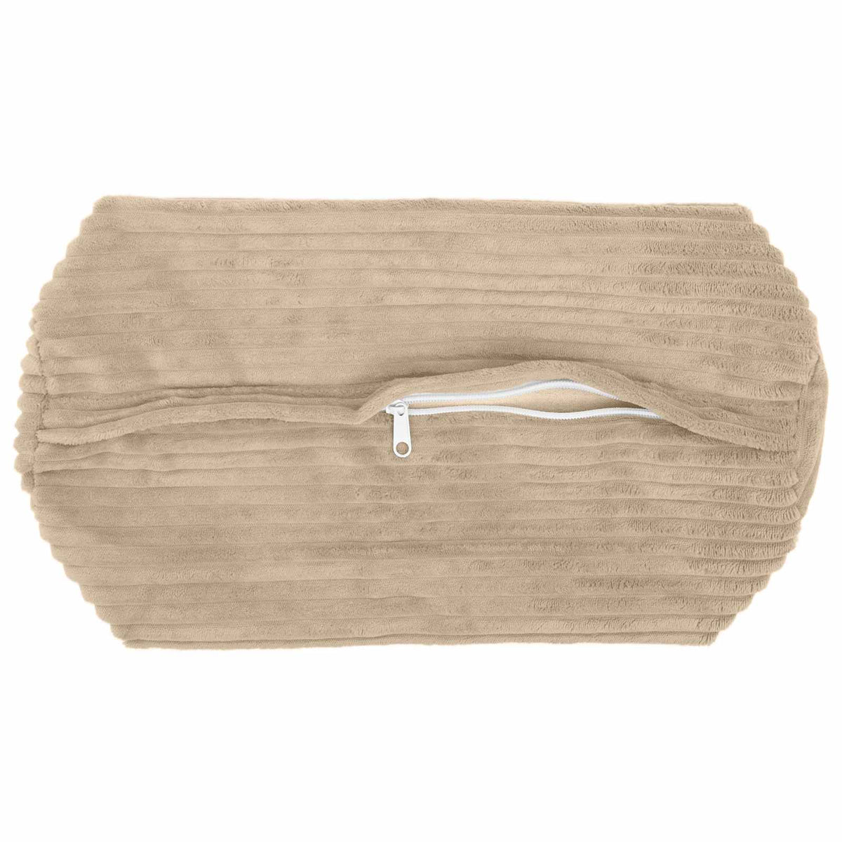 Pudebetræk 2 pcs HEERLEN Gråbrun Ø 15 x 40 cm cordfløjl