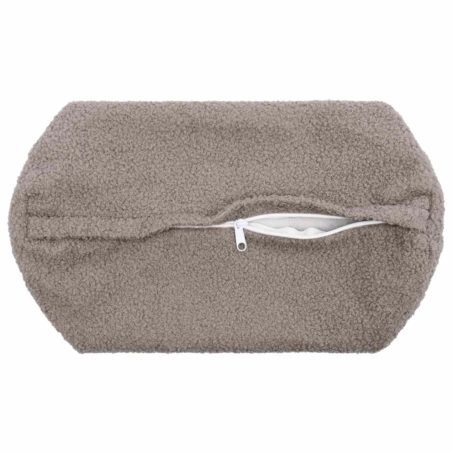 Pudebetræk 6 pcs HEERLEN Lysegrå Ø 15 x 40 cm Bouclé