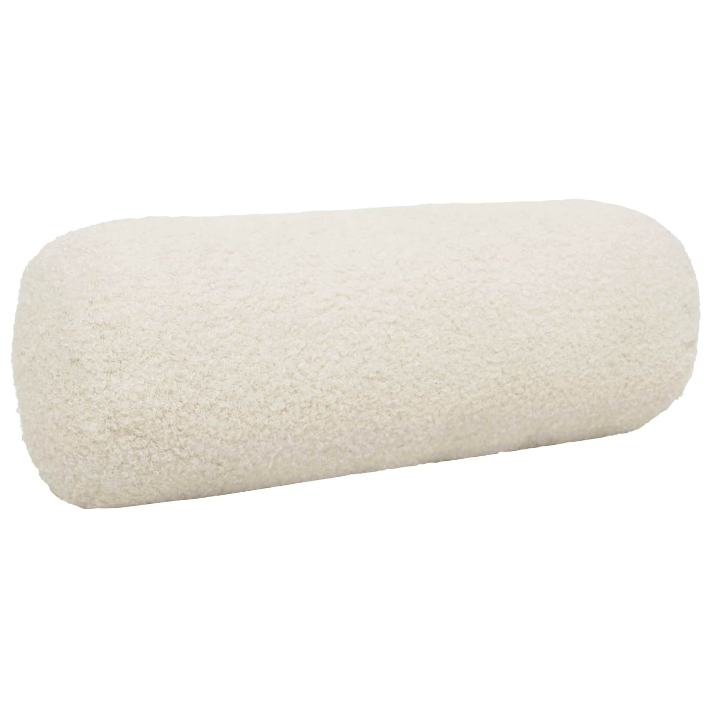 Pudebetræk 6 pcs HEERLEN Cremefarvet Ø 15 x 40 cm Bouclé
