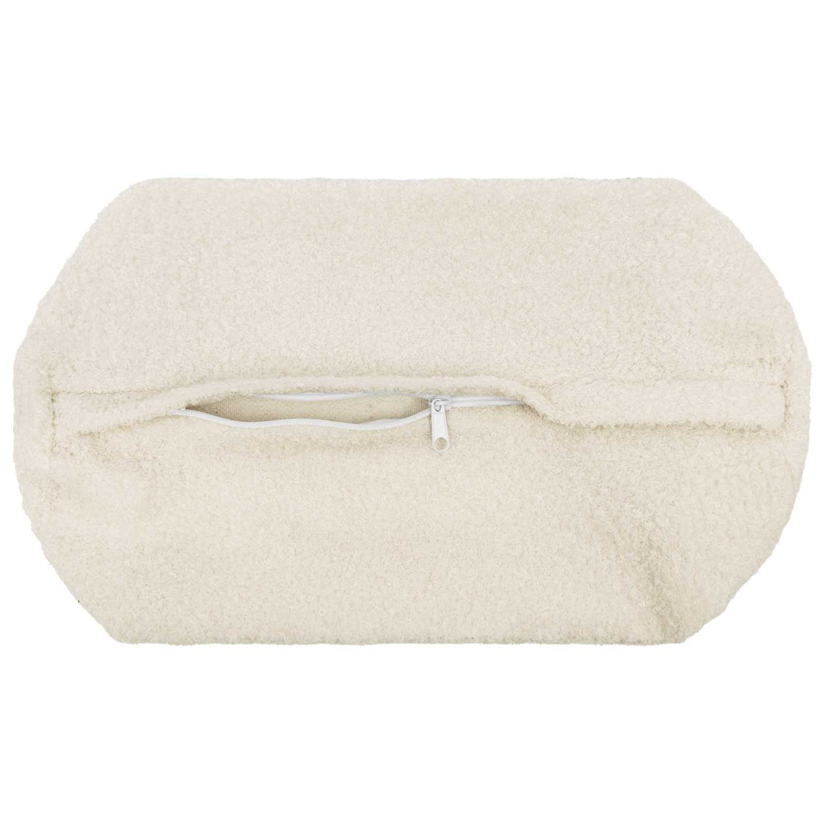 Pudebetræk 6 pcs HEERLEN Cremefarvet Ø 15 x 40 cm Bouclé