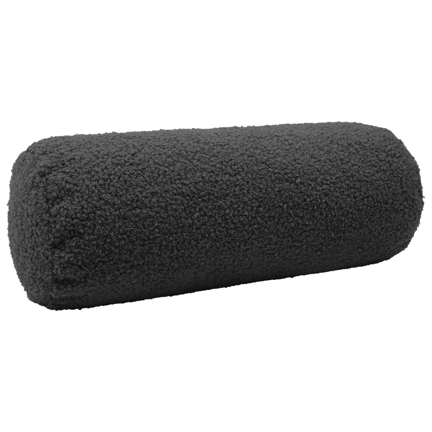 Pudebetræk 2 pcs HEERLEN Mørkegrå Ø 15 x 40 cm Bouclé
