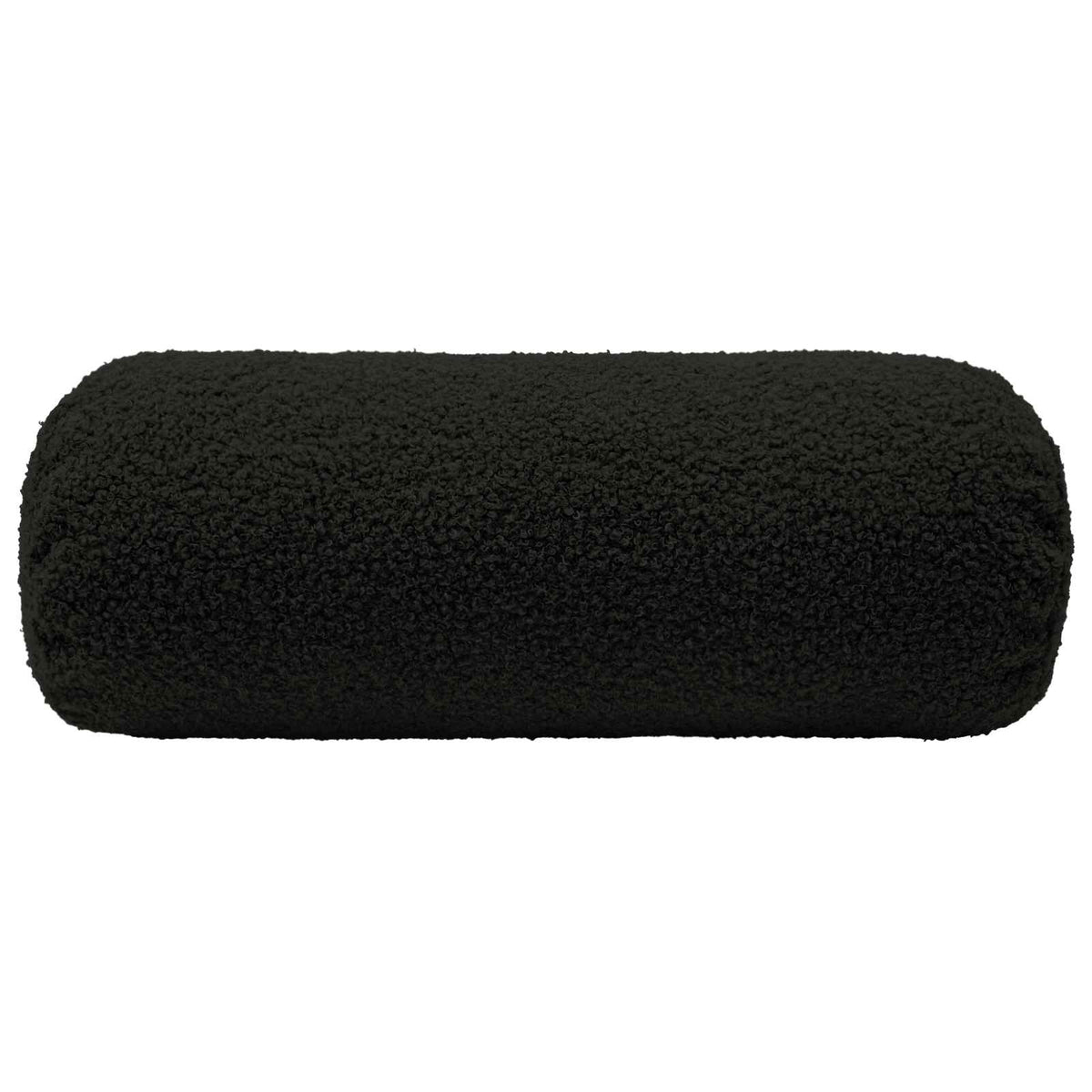 Pudebetræk 2 pcs HEERLEN Sort Ø 15 x 40 cm Bouclé