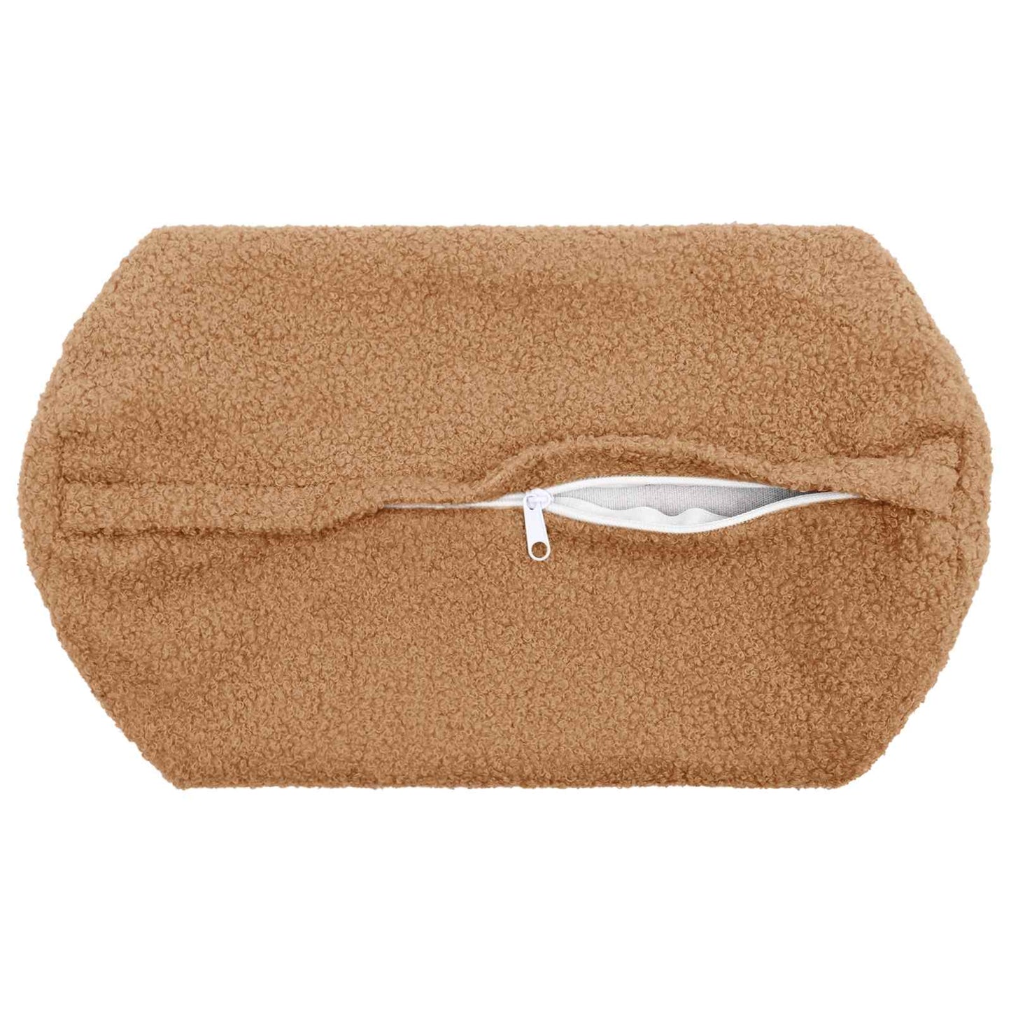 Pudebetræk 2 pcs HEERLEN Beige Ø 15 x 40 cm Bouclé